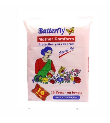 Butterfly Mother Comforts Stick On Medium 16pcs