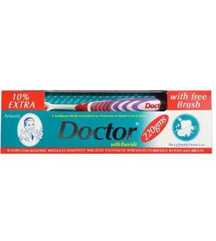 Doctor Fluoride Toothpaste+Bursh 200g